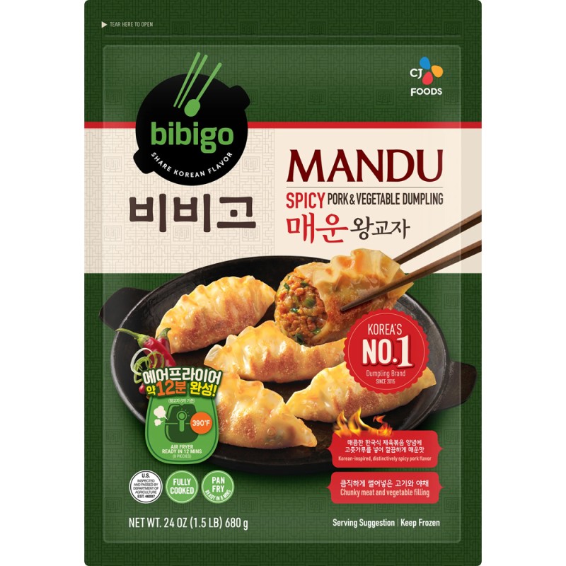 BIBIGO MANDU SPICY PORK & VEG DUMPLING