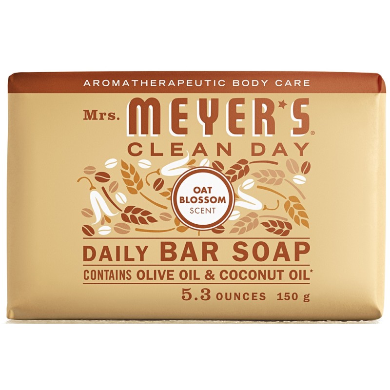 MRS MEYERS CLEAN DAY OAT BLOSSOM SCENT BAR SOAP