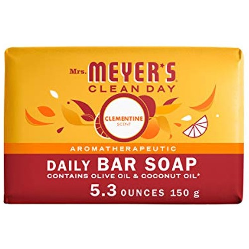 MRS MEYERS CLEAN CLEMENTINE BAR SOAP