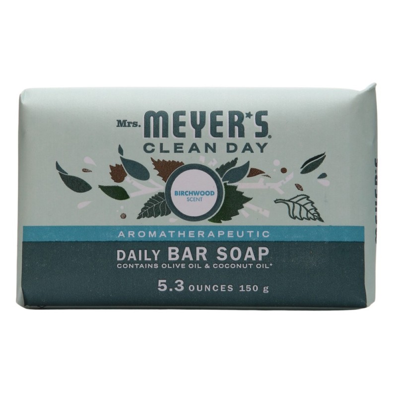 MRS MEYERS CLEAN DAY BIRCHWOOD SCENT BAR SOAP