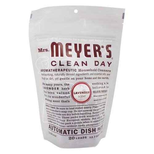 Mrs. Meyers Clean Day Auto Dishwashing Packs, Lavender