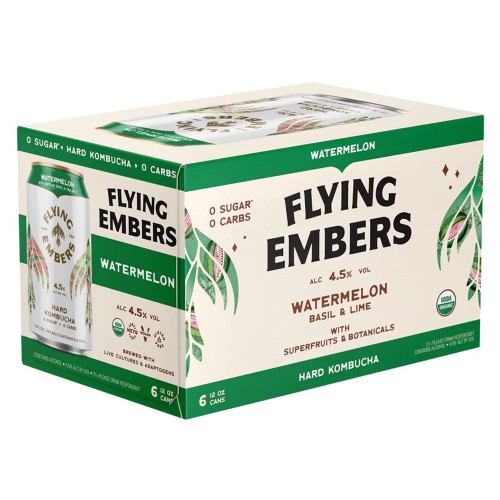 Flying Embers Watermelon Hard Kombucha