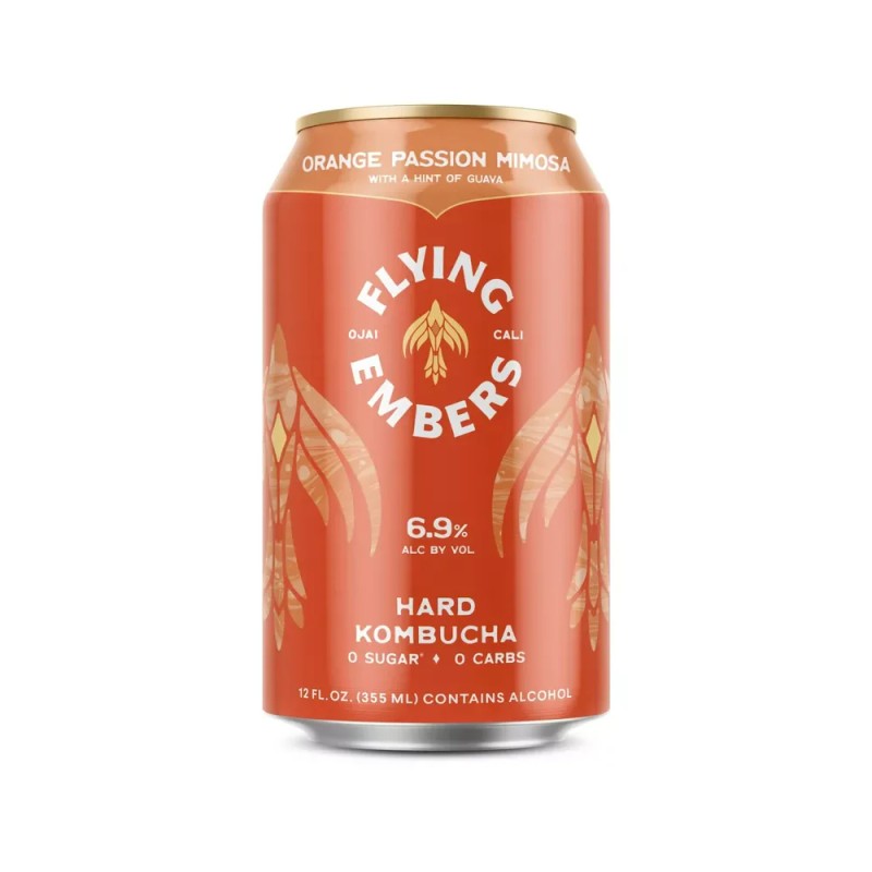 Flying Ambers Hard Kombucha Orange Passion