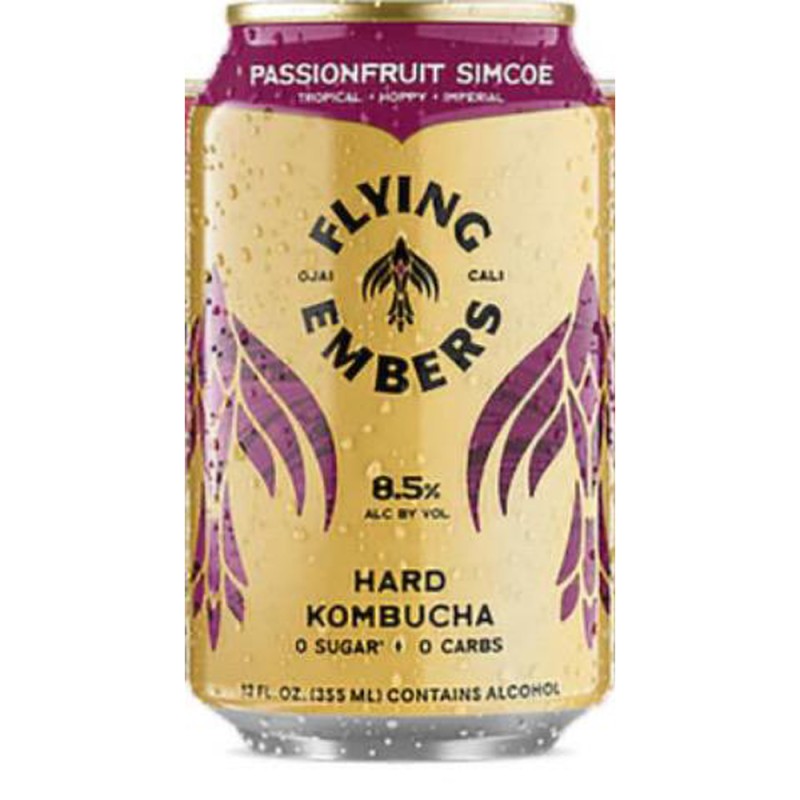 Flying Ambers Hard Kombucha Passionfruit simcoe