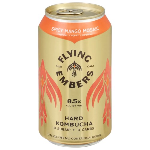 Flying Ambers Hard Kombucha Spicy Mango