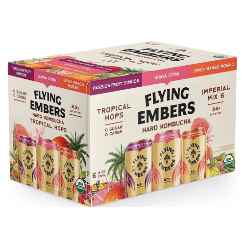 Flying Embers Tropical Hops Hard Kombucha Mix Pack