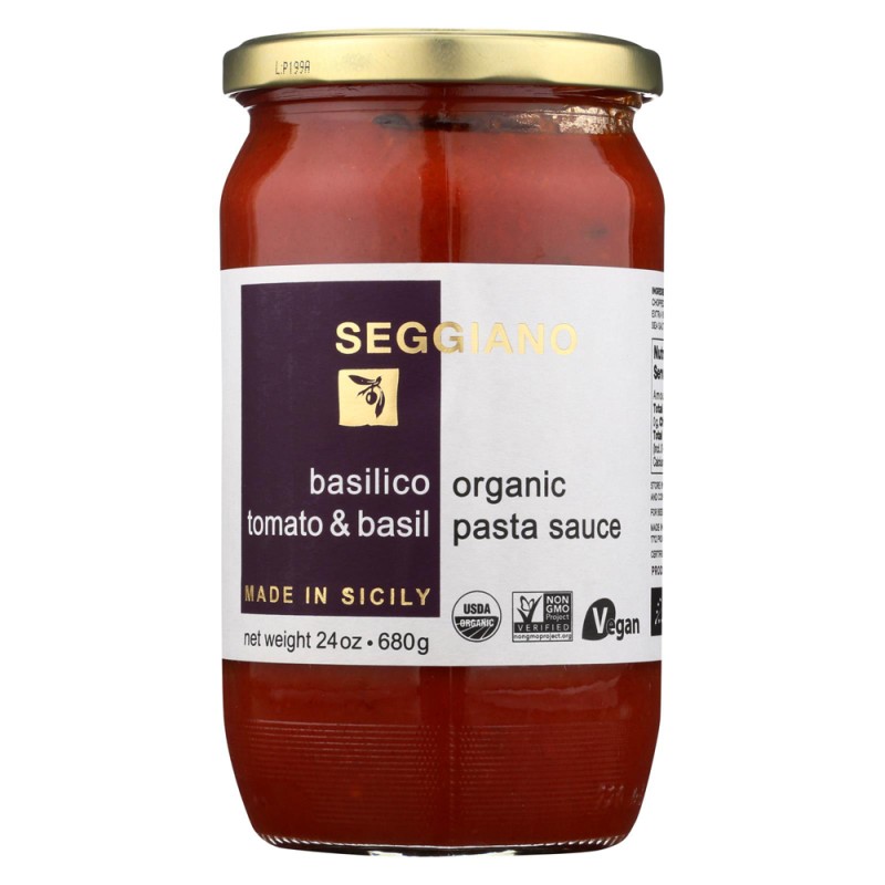 Seggiano Basilico Tomato & Basil Organic Pasta Sauce