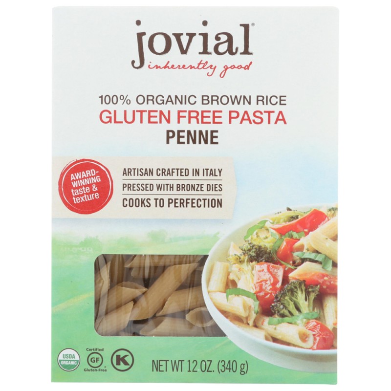 Jovial Organic Brown Rice Penne Rigate