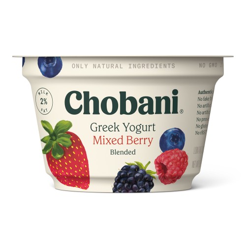 Chobani Yogurt Mixes Berry