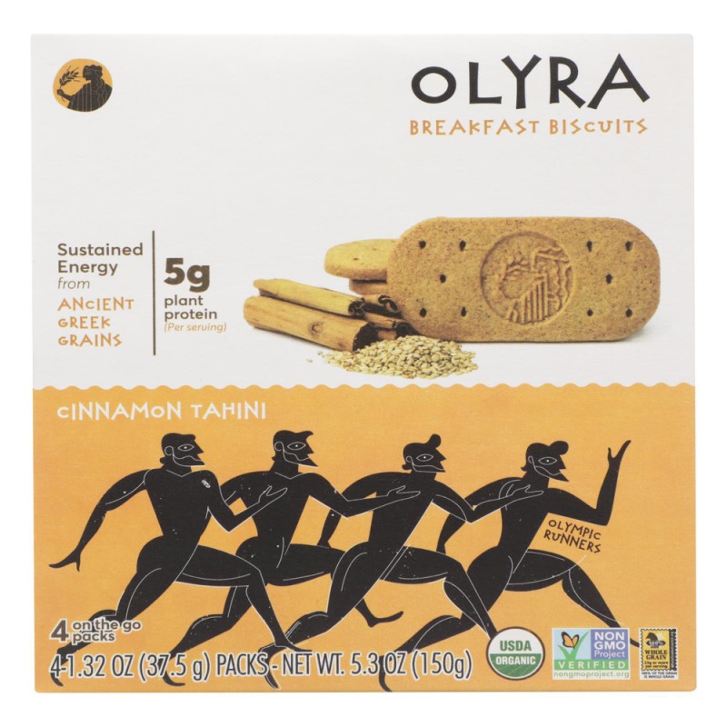 Olyra Breakfast Biscuits Cinnamon Tahini