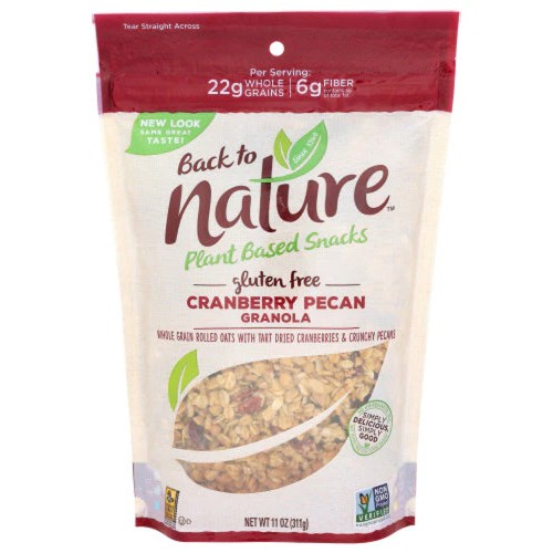 Back To Nature Granola Cranberry Pecan