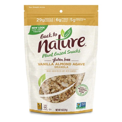 Back To Nature Granola Vanilla Almond Agave