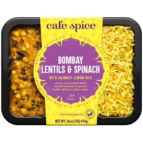 Cafe Spice Bombay Lentils & Spinach