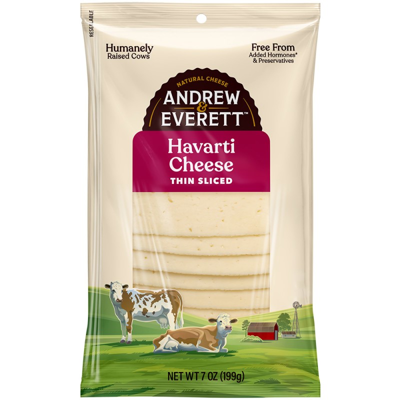 Andrew & Everett Sliced Havarti CHeese