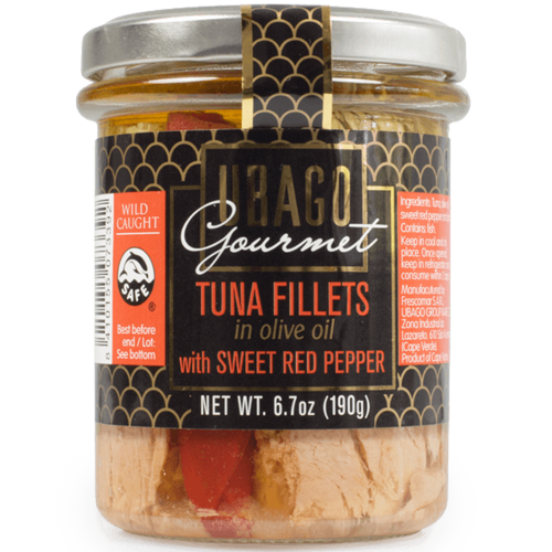 Ubago Tuna Fillets With Sweet Red Pepper