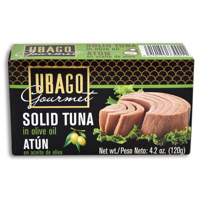 UBAGO SOLID LIGHT TUNA IN OLIVE OIL