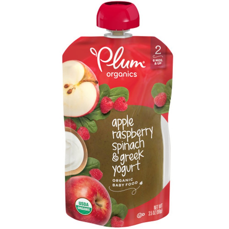 Plum Organics Apple Raspberry Spinach