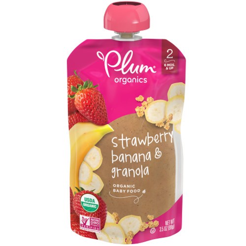 Plum Organics Strawberry Banana & Granola