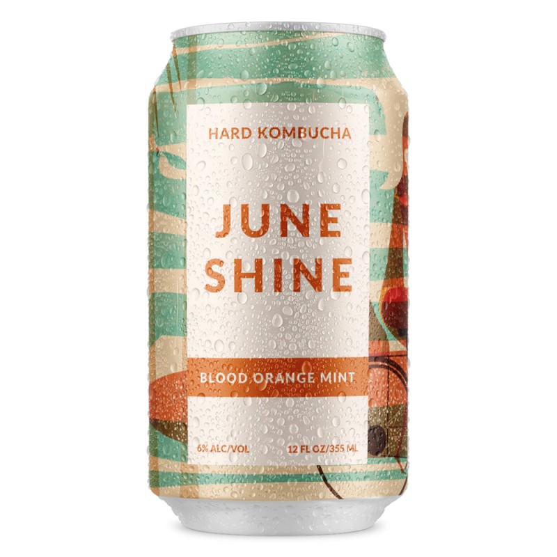 June Shine Hard Kombucha Blood Orange Mint