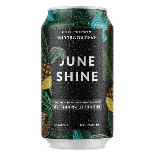 June Shine Hard Kombucha Midnight Painkiller