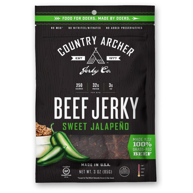 Country Archer Sweet Jalapeno Beef Jerky