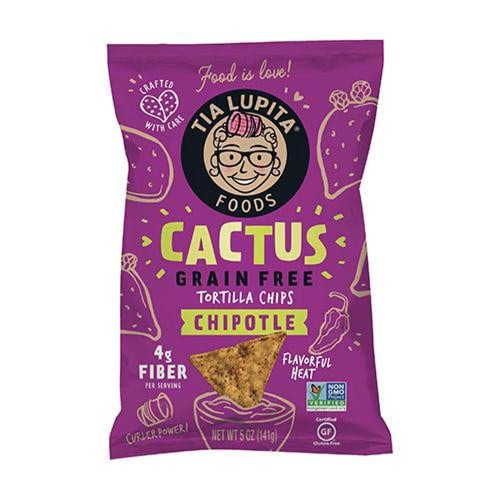 Tia Lupita Cactus Tortilla Chips Salsa Verde