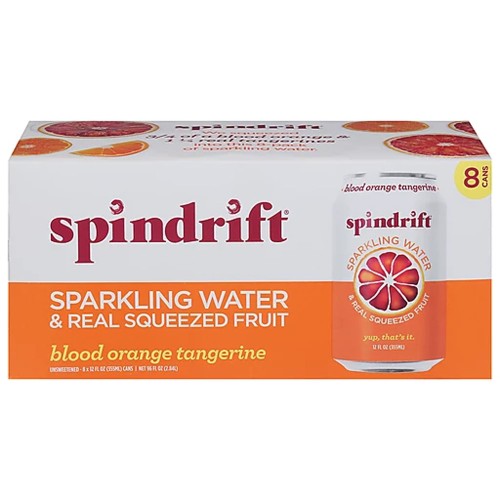 Spindrift Blod Orange & Tangerine 8-Pack