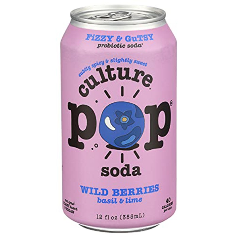 Culture Pop Soda Wild Bluebery