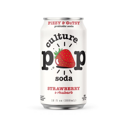 POP STRAWBERRY & RHUBARB SODA