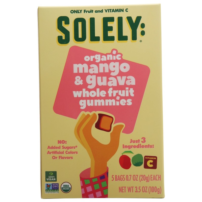 Solely Mango & Orange Gummies