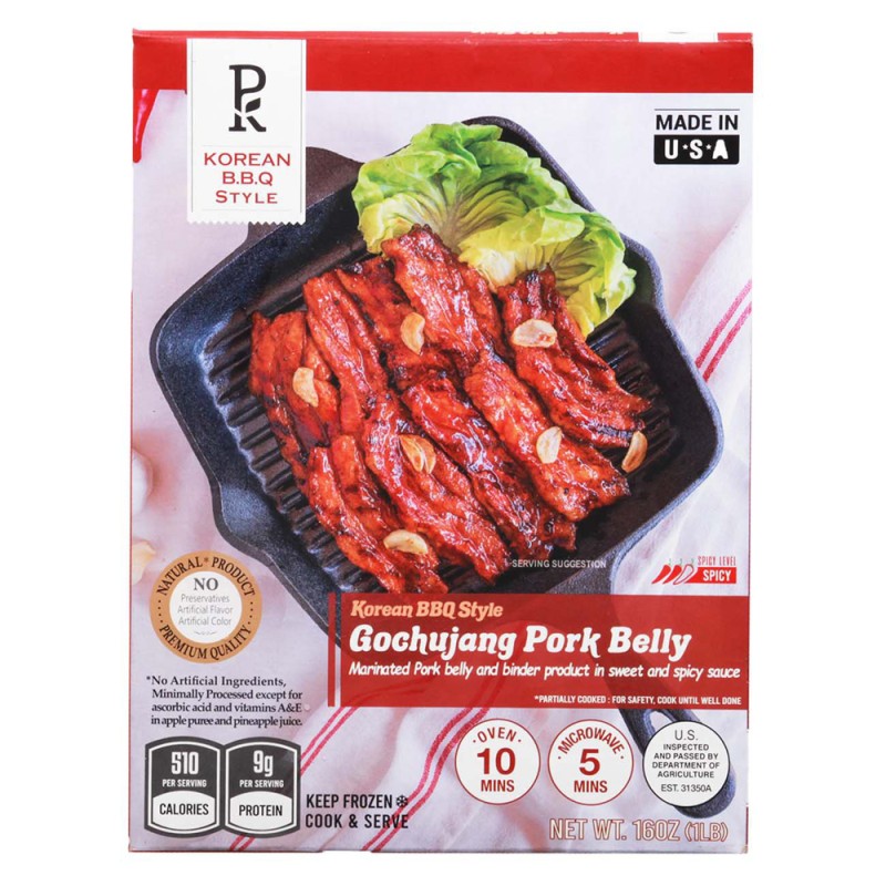 PK Korean BBQ Style Gochujang Pork Belly