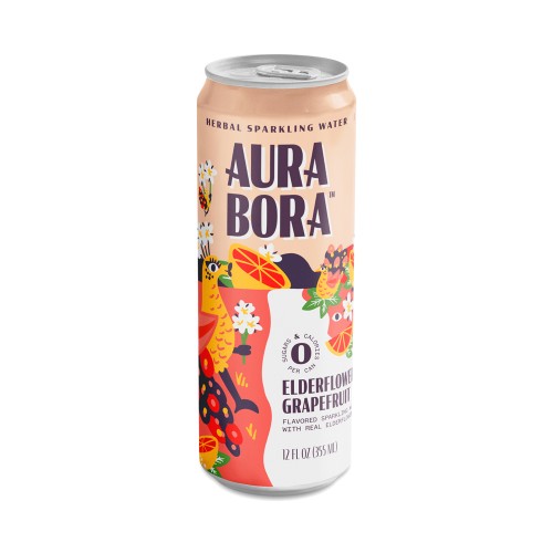 AURA BORA ELDERFLOWER GRAPEFRUIT