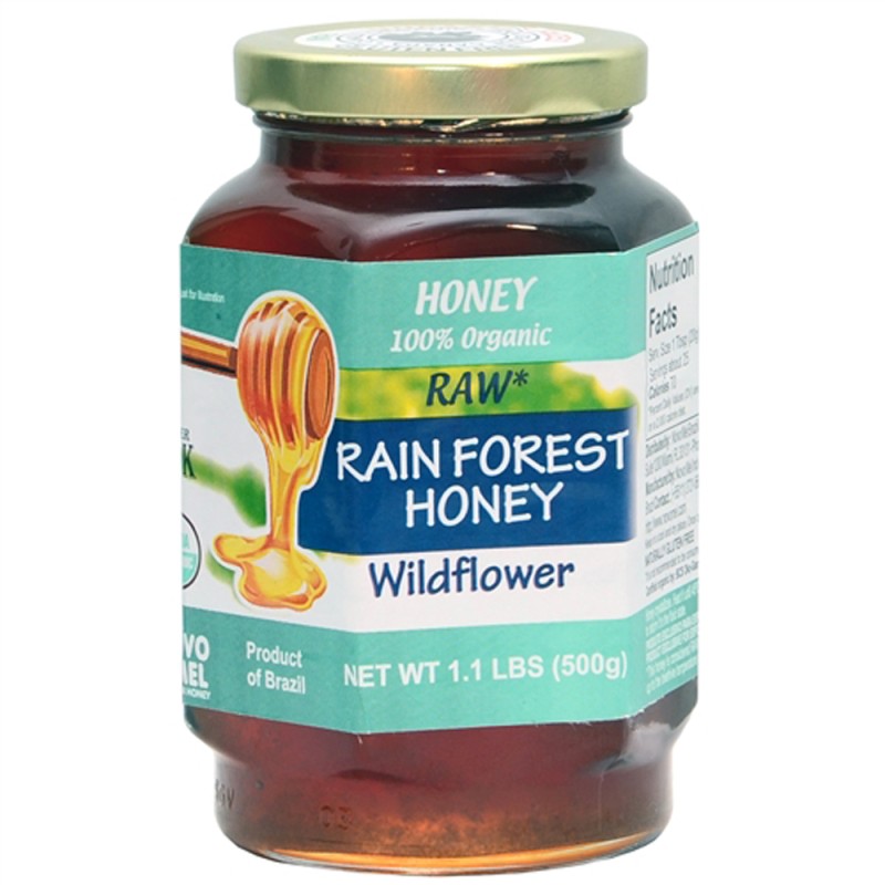 NOVO RAW ORGANIC HONEY RAINFOREST