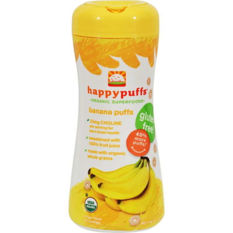 HappyBaby Puffs Banana & Pumpkin