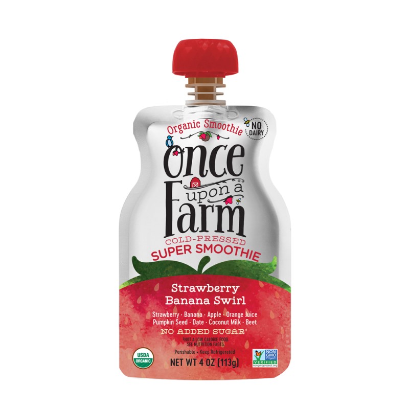 Once Upon A Farm Strawberry Banana Swirl