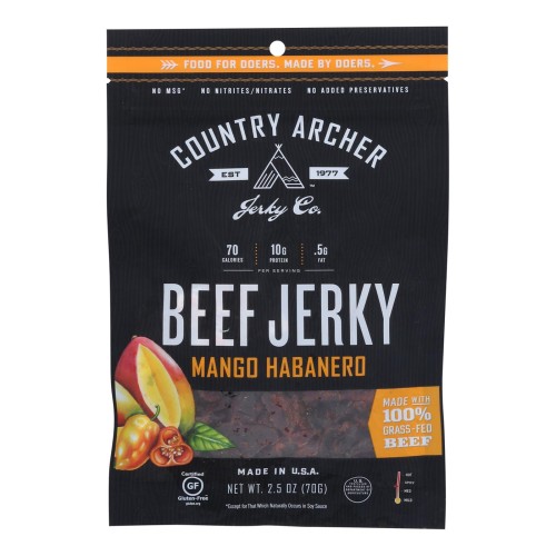 Country Archer Mango Habanero Beef Jerky