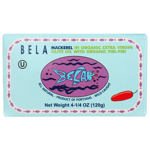 Bella Mackerel In Organic EVOO & Peri-Peri