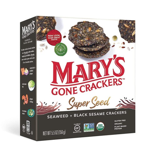 Mary's Gone Crackers Seaweed+Sesame