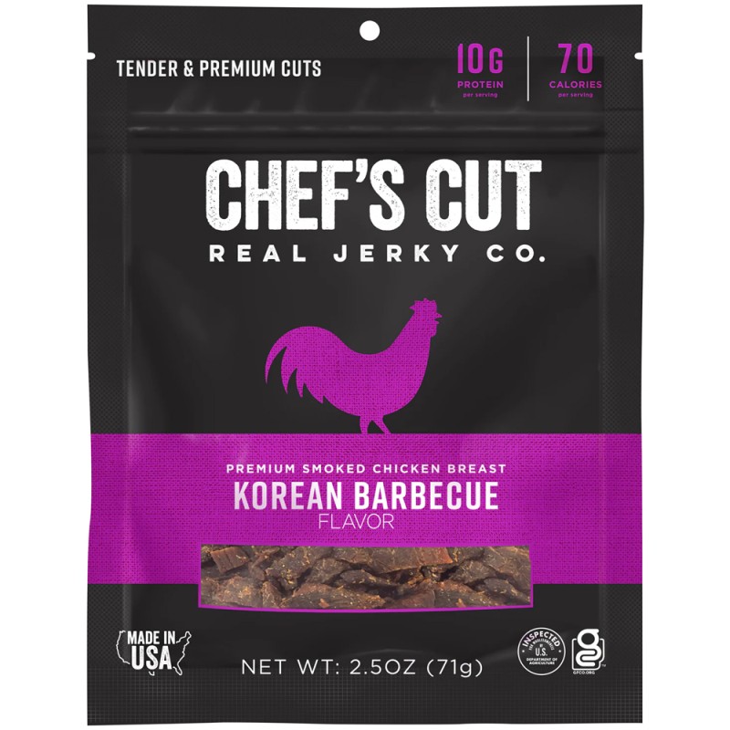 Chef's Cut Korean Barbecue Smoked Chicken Jerky