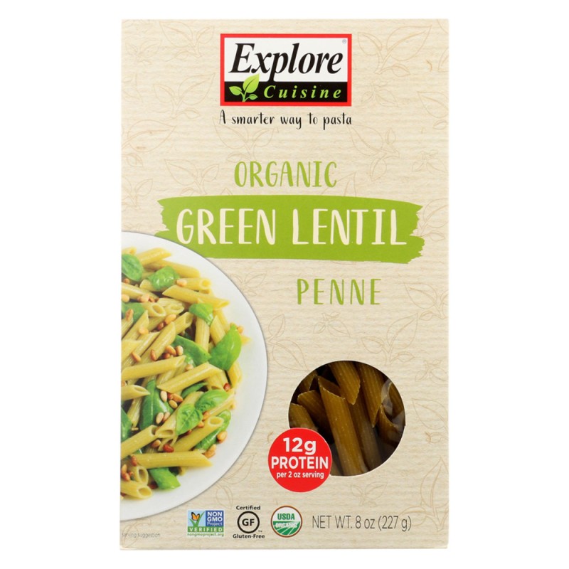 Explore Cuisine® Organic Green Lentil Penne