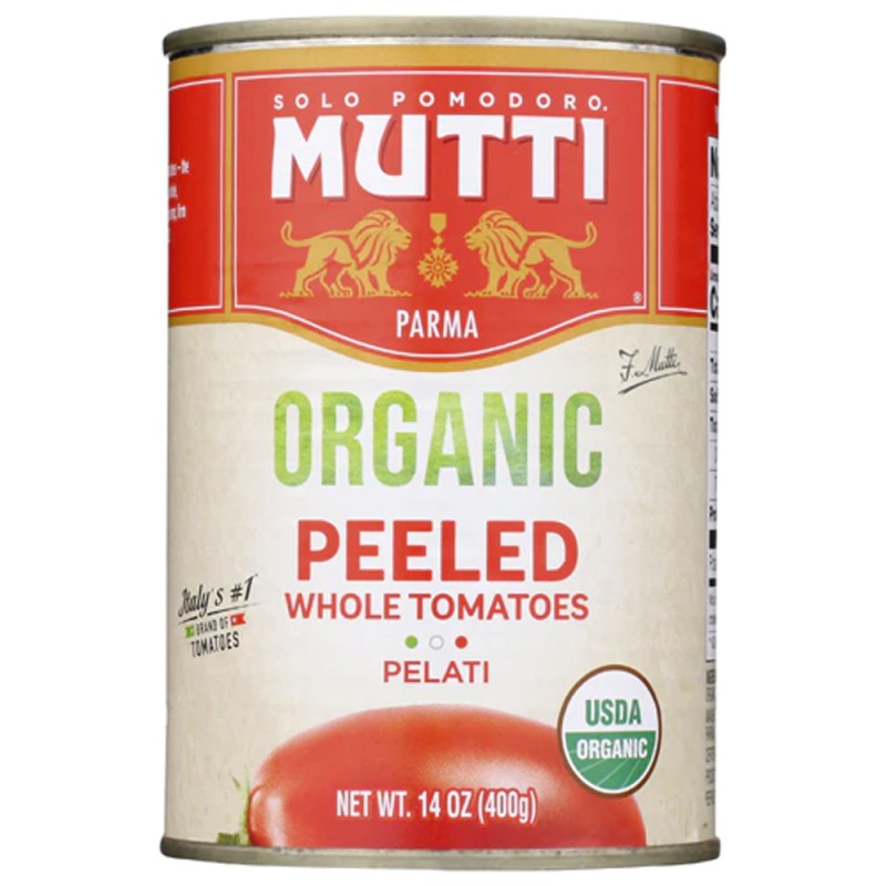 Mutti Organic Whole Peeled Tomatoes