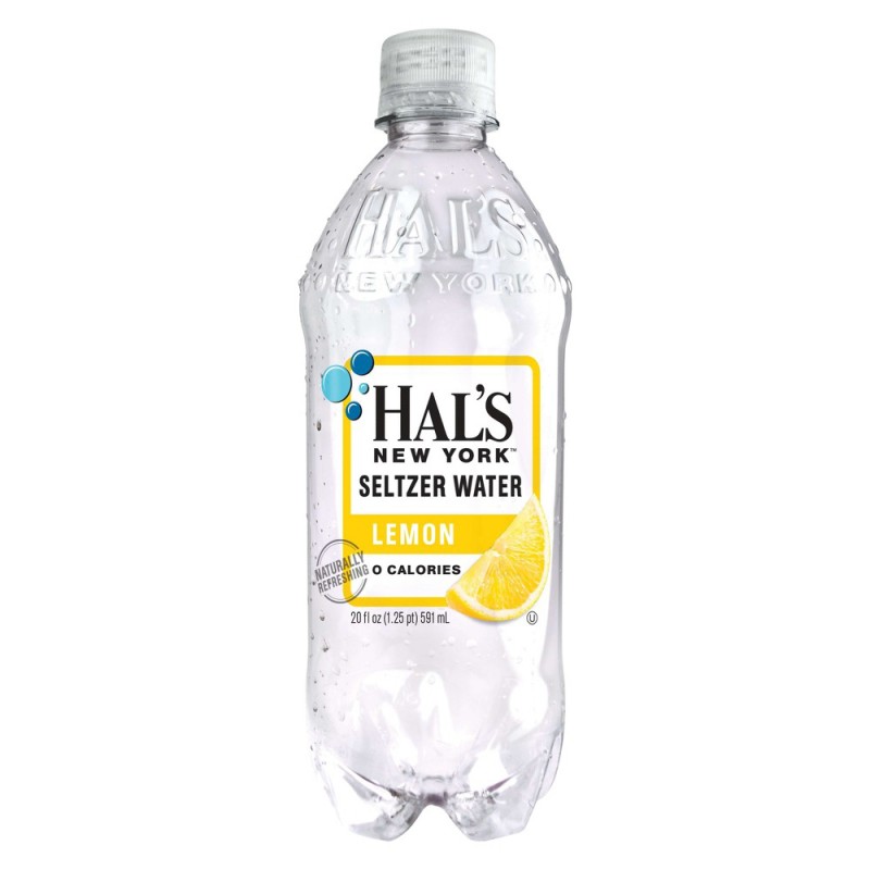 HAL'S NY SELTZER WATER LEMON