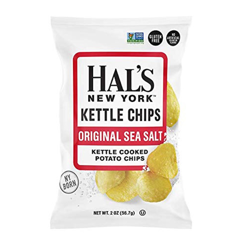 Hal's Sea Salt Chips 2 Oz