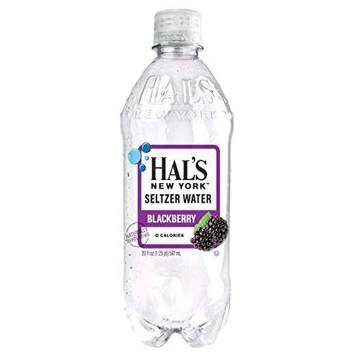 HAL'S NY SELTZER WATER BLACKBERRY