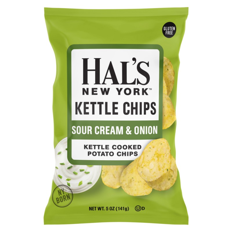 Hal's Kettle Chips Sour Cream & Onion