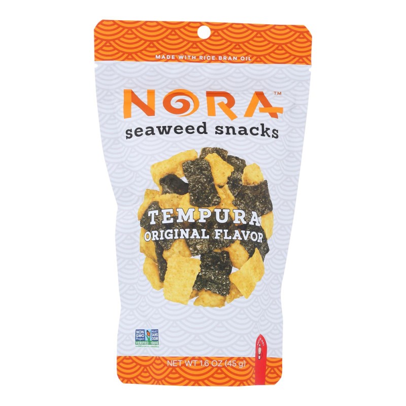 Nora Seaweed Snacks Tempura Original