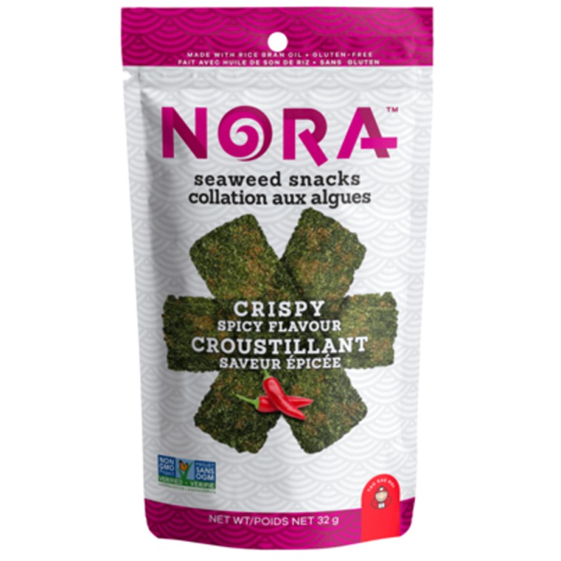 Nora Seaweed Snacks Crispy Spicy