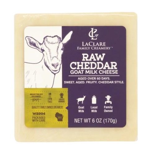 Laclare Raw Cheddar Goat Milk