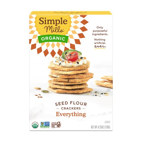 SIMPLE MILLS ORG CRACKERS EVERYTHING