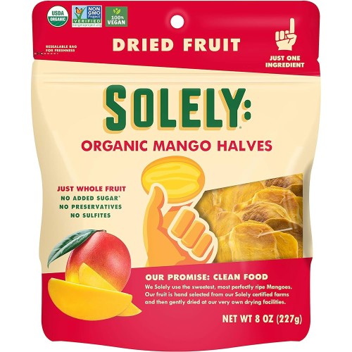 Solely Organic Mango Halves